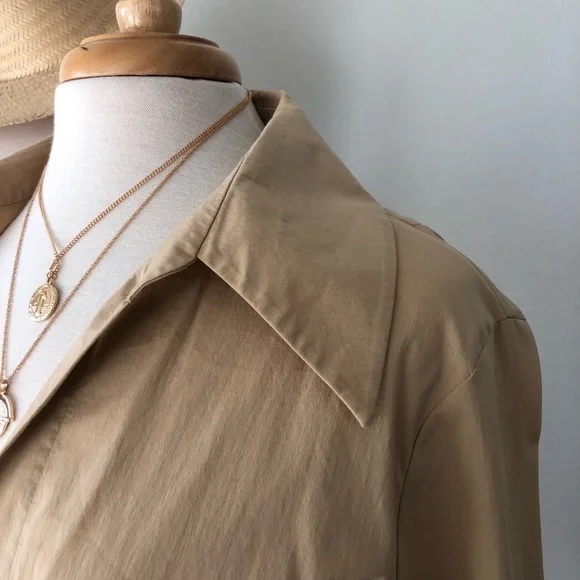 REVOLT SOCIETY | tan vintage vivienne tyler button down - Picture 5 of 8